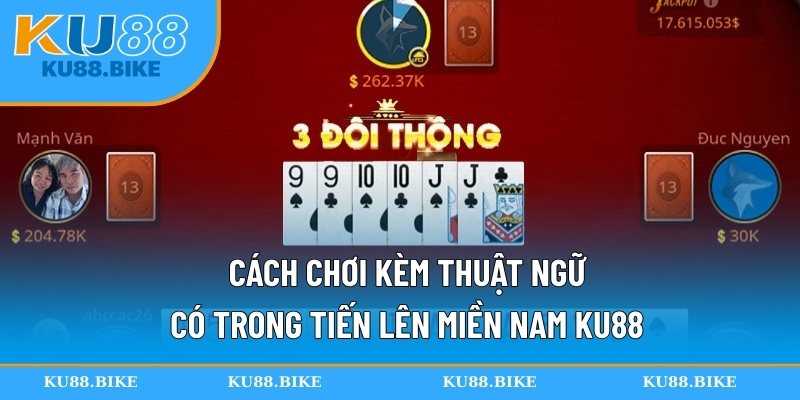 Cách chơi kèm thuật ngữ có trong tiến lên miền Nam KU88