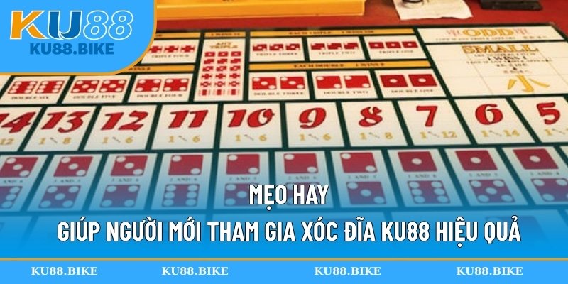 Mẹo hay giúp người mới tham gia xóc đĩa KU88 hiệu quả