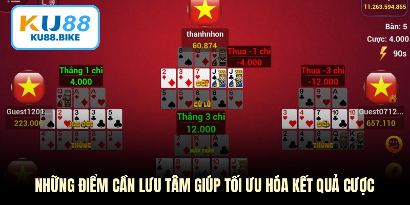 Những điểm cần lưu tâm giúp tối ưu hóa kết quả cược